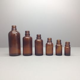 de Flessen van 5ml 10ml 15ml 20ml Amber Colored Essential Oil Glass